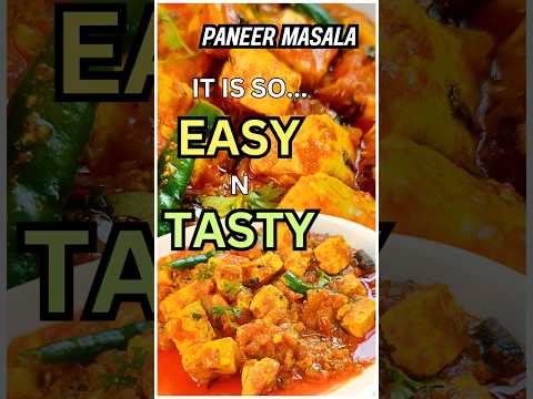 Easy and Tasty Paneer Masala Recipe #viral #cooking #recipe #shorts