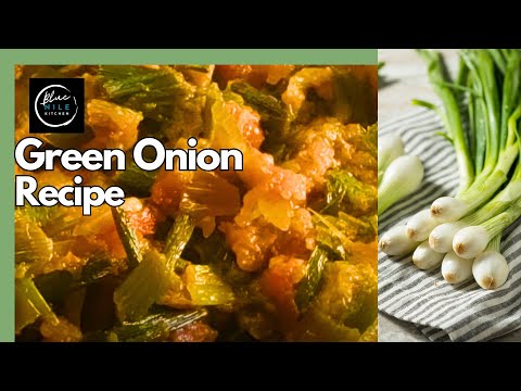 Tasty Green Onion Recipe | Kanda Pat Chi Bhaji | Hare Pyaz Ki Sabzi