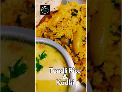 Tendli Rice and Kadhi Recipe | Ivy Gourd Rice Recipe #viral #cooking #shorts