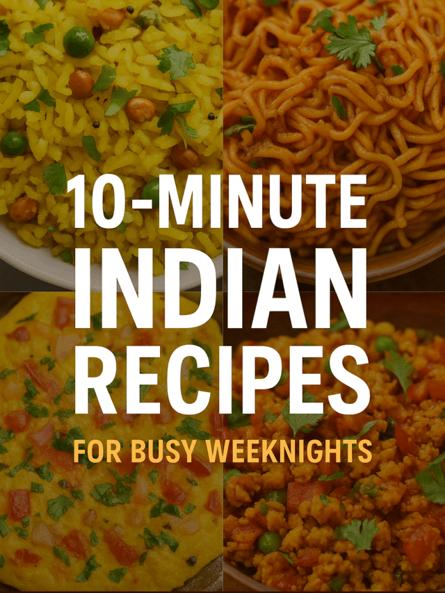10-Minute Indian Recipes for Busy Weeknights